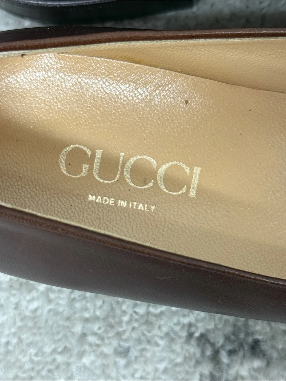 Gucci Men’s Brown Leather Tassel Loafers